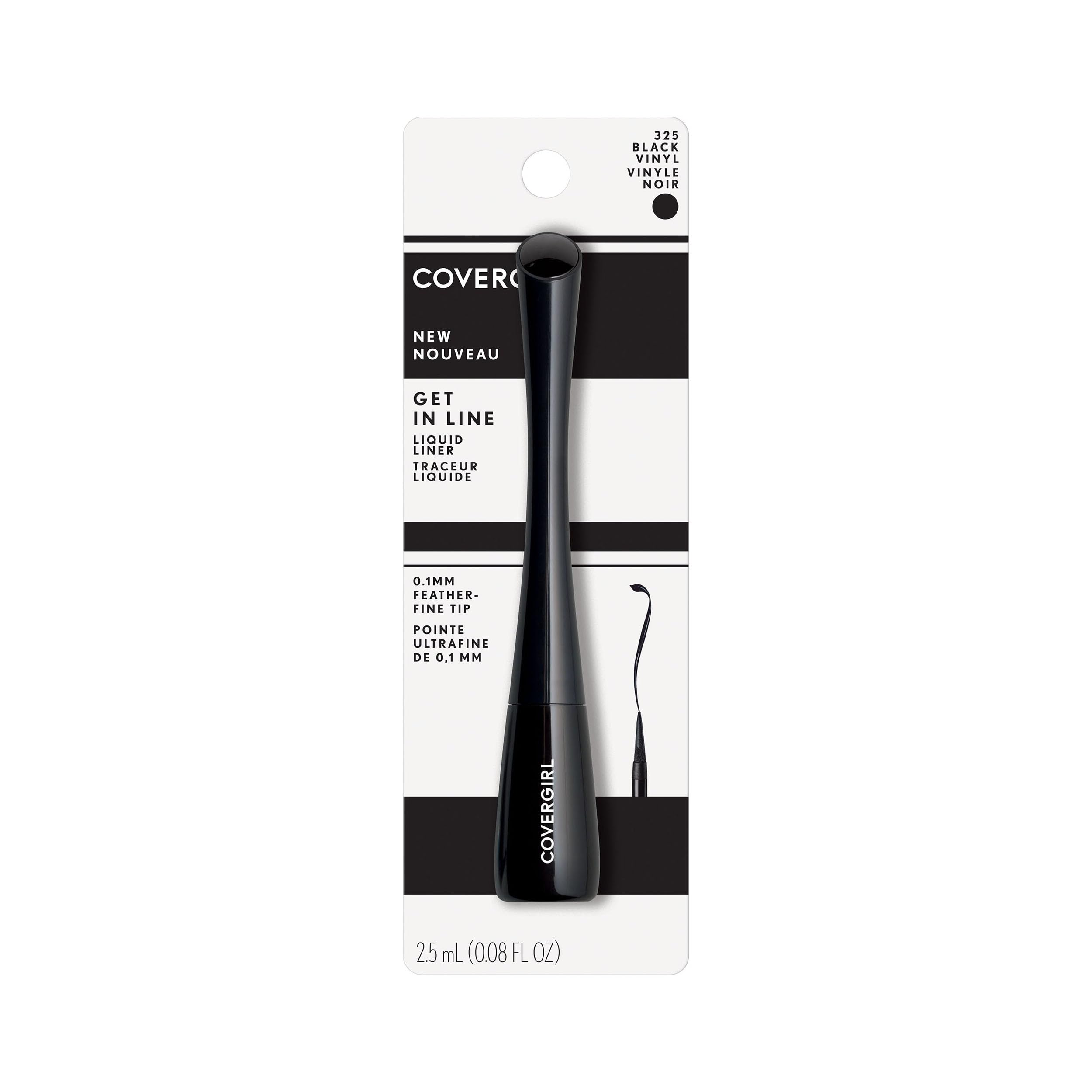 COVERGIRL Get In Line: remoción fácil con jabón y agua.