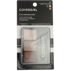 CoverGirl Eye Enhancers sombras tres tonos 110 Arenas Brillantes para un look suave