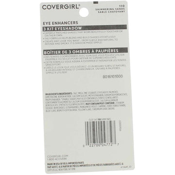 CoverGirl Eye Enhancers trío de sombras para acabado fresco y luminoso