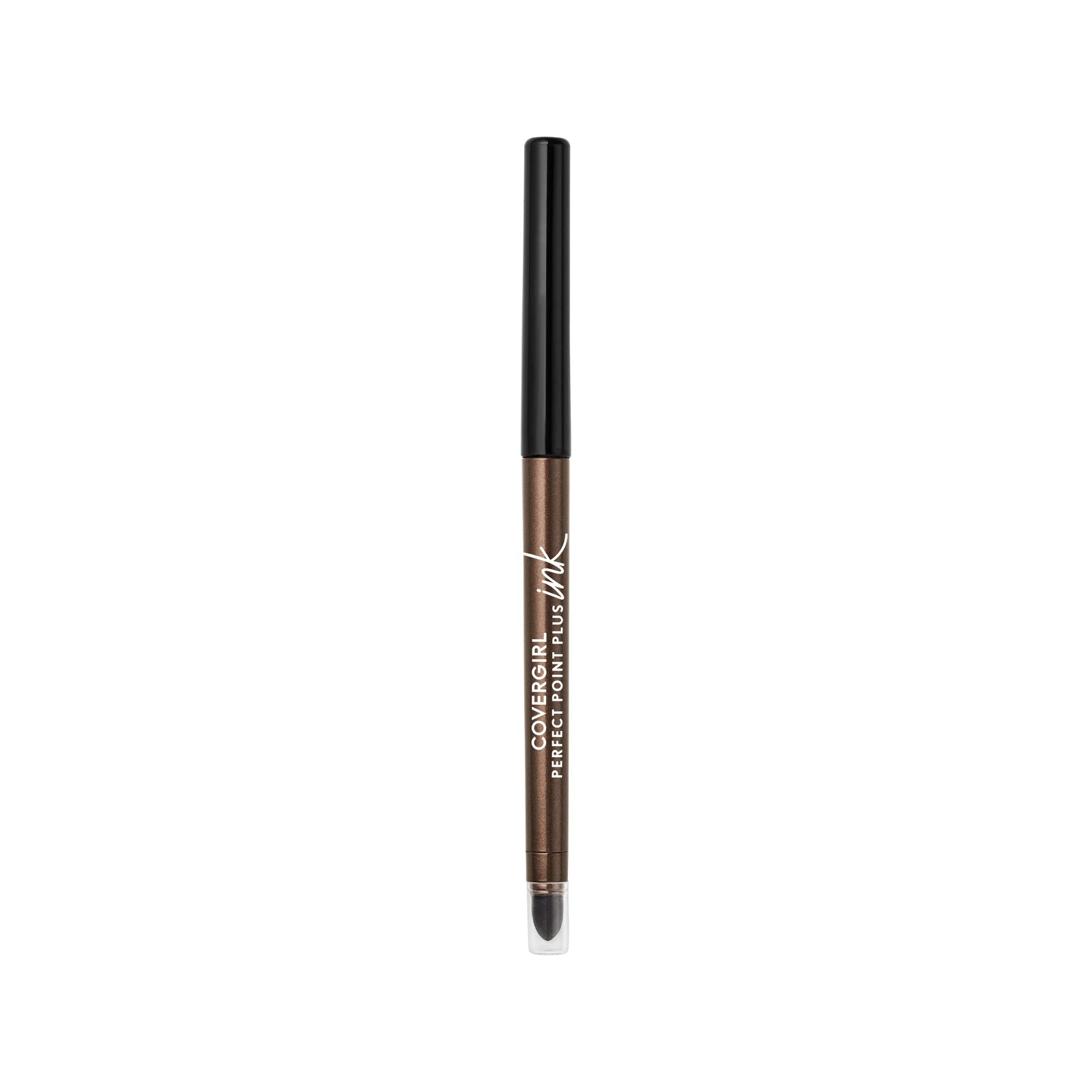 Lápiz delineador CoverGirl bronce con brillo para color intenso en ojos