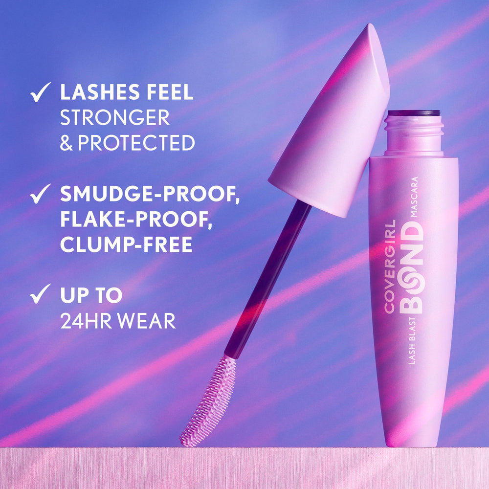 CoverGirl Lash Blast Bond es vegana y libre de crueldad para un look responsable.