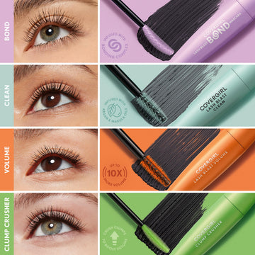 COVERGIRL Lash Blast Bond Volume Mascara, uso diario cómodo y ligero.