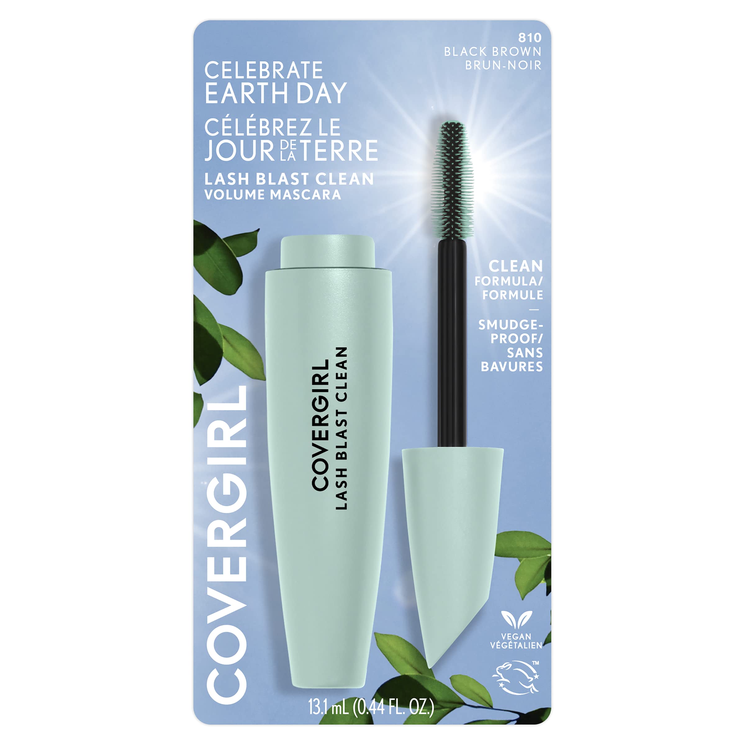 CoverGirl Lash Blast Clean Volume Mascara ofrece 10x volumen para pestañas más dramadas