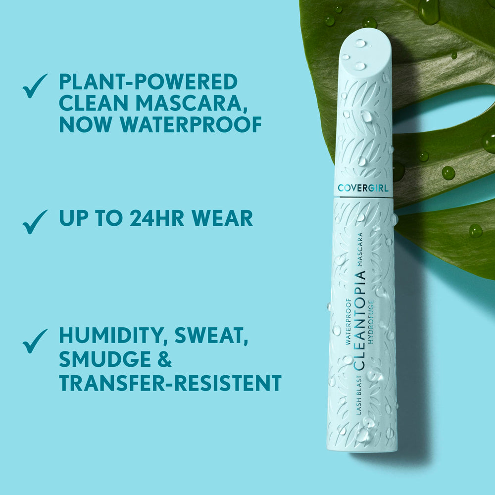 CoverGirl Lash Blast Cleantopia resistente al sudor para climas cálidos.