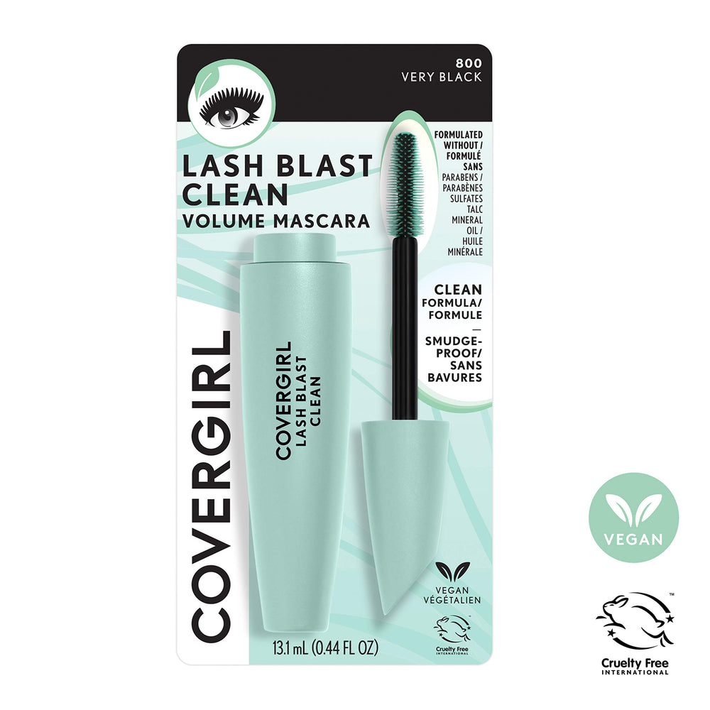 COVERGIRL Lash Blast: empaque de papel reciclado FSC para un look sostenible.