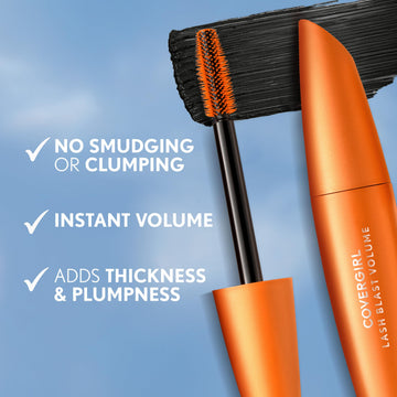 COVERGIRL Lash Blast Volume Mascara, fórmula libre de crueldad para maquillaje ético.