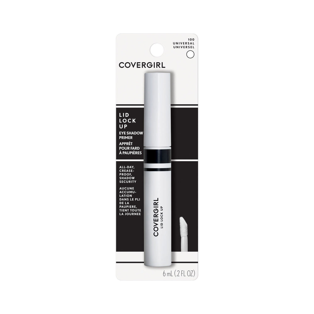 COVERGIRL Lid Lock Up Primer acabado transparente y secado rápido para sombras.