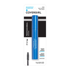 COVERGIRL Mascara Pro 3 en 1 impermeable, fórmula suave para ojos sensibles