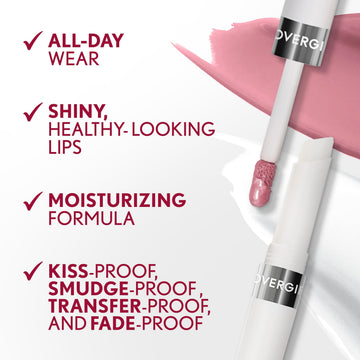 COVERGIRL Outlast a prueba de beso evita transferencia en labios.