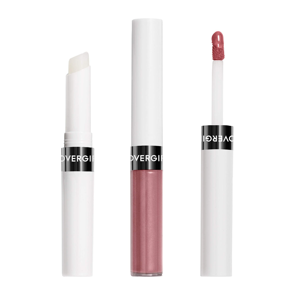 CoverGirl Outlast Color de Labios con capa superior Rosie, aplicación en dos pasos para color duradero.