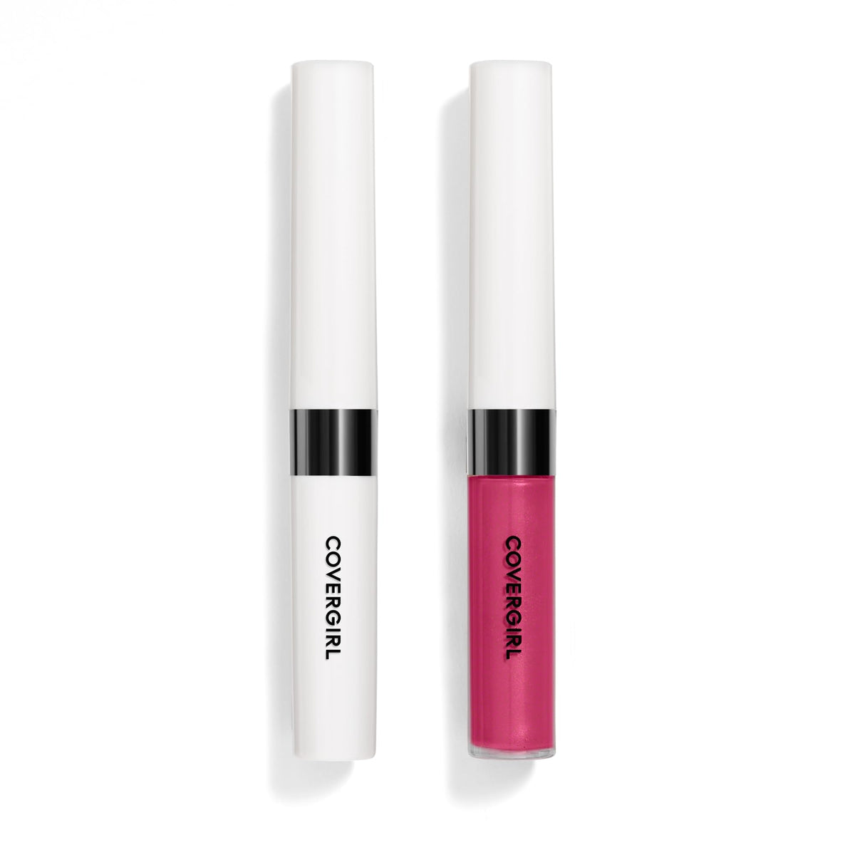 COVERGIRL Outlast Color con durabilidad de 24 horas para labios vibrantes.