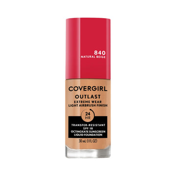 Covergirl Outlast Extreme Wear muestra la botella para uso diario con cobertura duradera