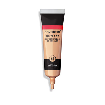 COVERGIRL Outlast Extreme Wear Concealer con cobertura total y acabado suave.