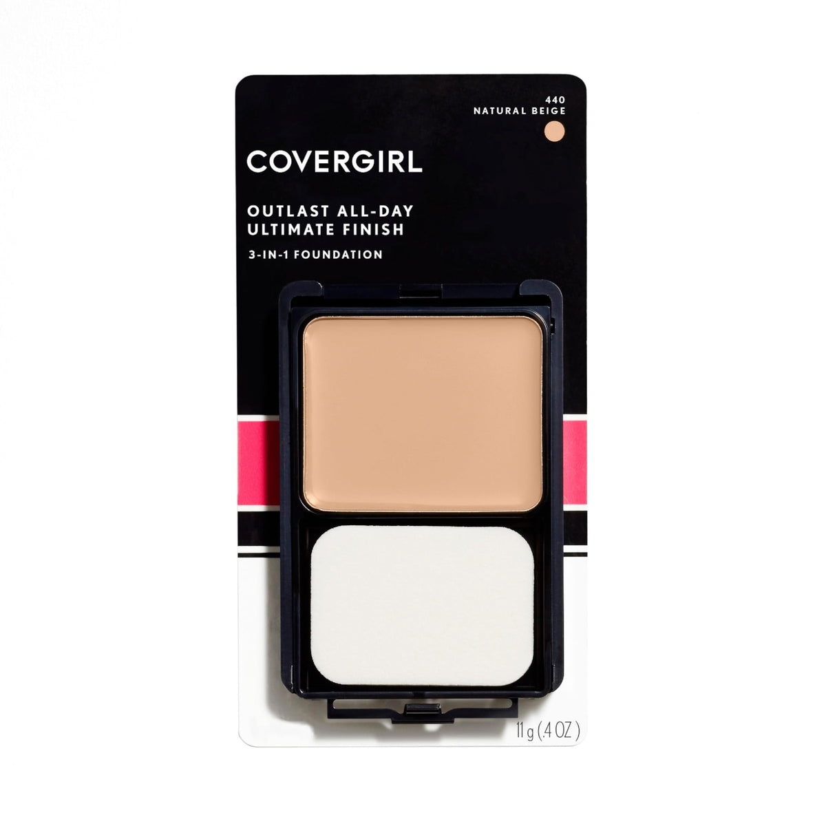 COVERGIRL Outlast fundación líquida con cobertura natural y acabado suave.