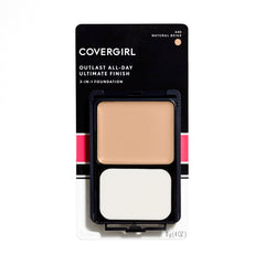 COVERGIRL Outlast fundación líquida con cobertura natural y acabado suave.