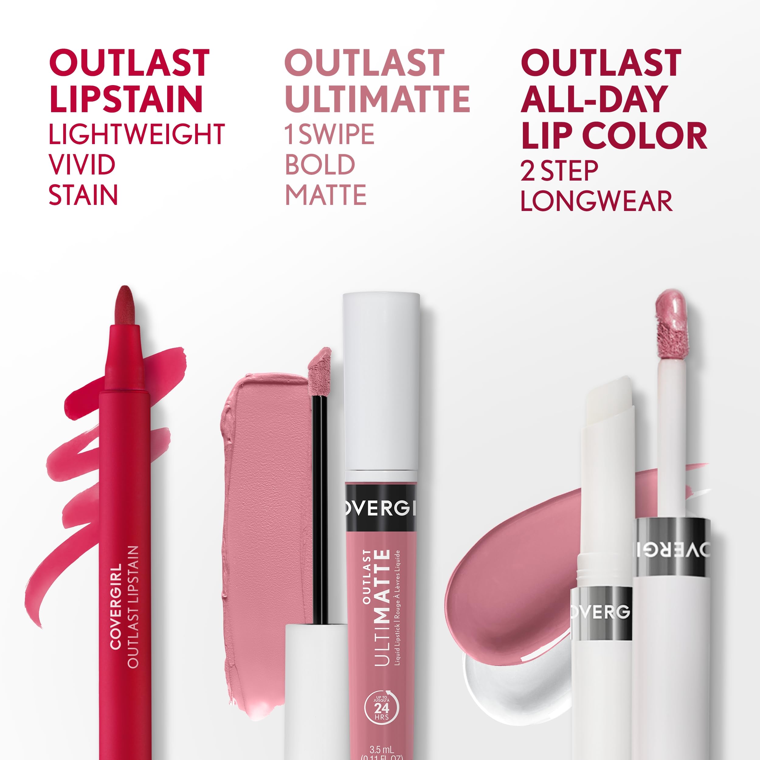 Fórmula libre de crueldad de COVERGIRL Outlast certificada.