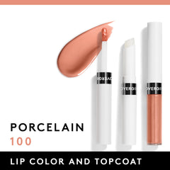 Covergirl Outlast labial porcelana, muestra de tono nude para uso diario