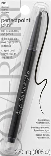 COVERGIRL Perfect Point Plus Delineador carbón con difuminador suave para difuminar.