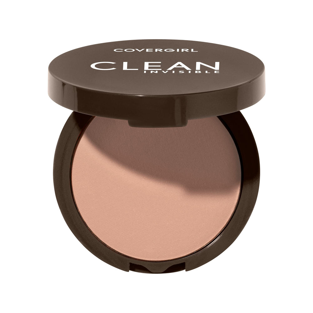 COVERGIRL polvo compacto invisible con aplicador para acabado natural y ligero