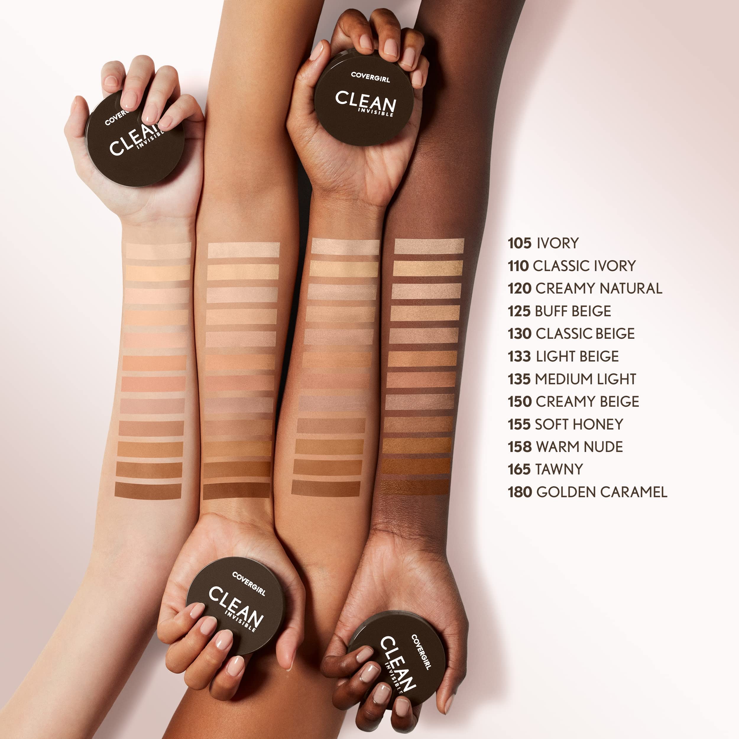 COVERGIRL polvo con pigmentos de origen natural para tono equilibrado