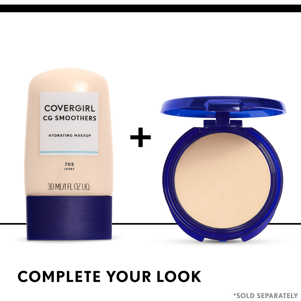 COVERGIRL Smoothers Polvo Prensado Translúcido Claro, acabado natural que realza la piel