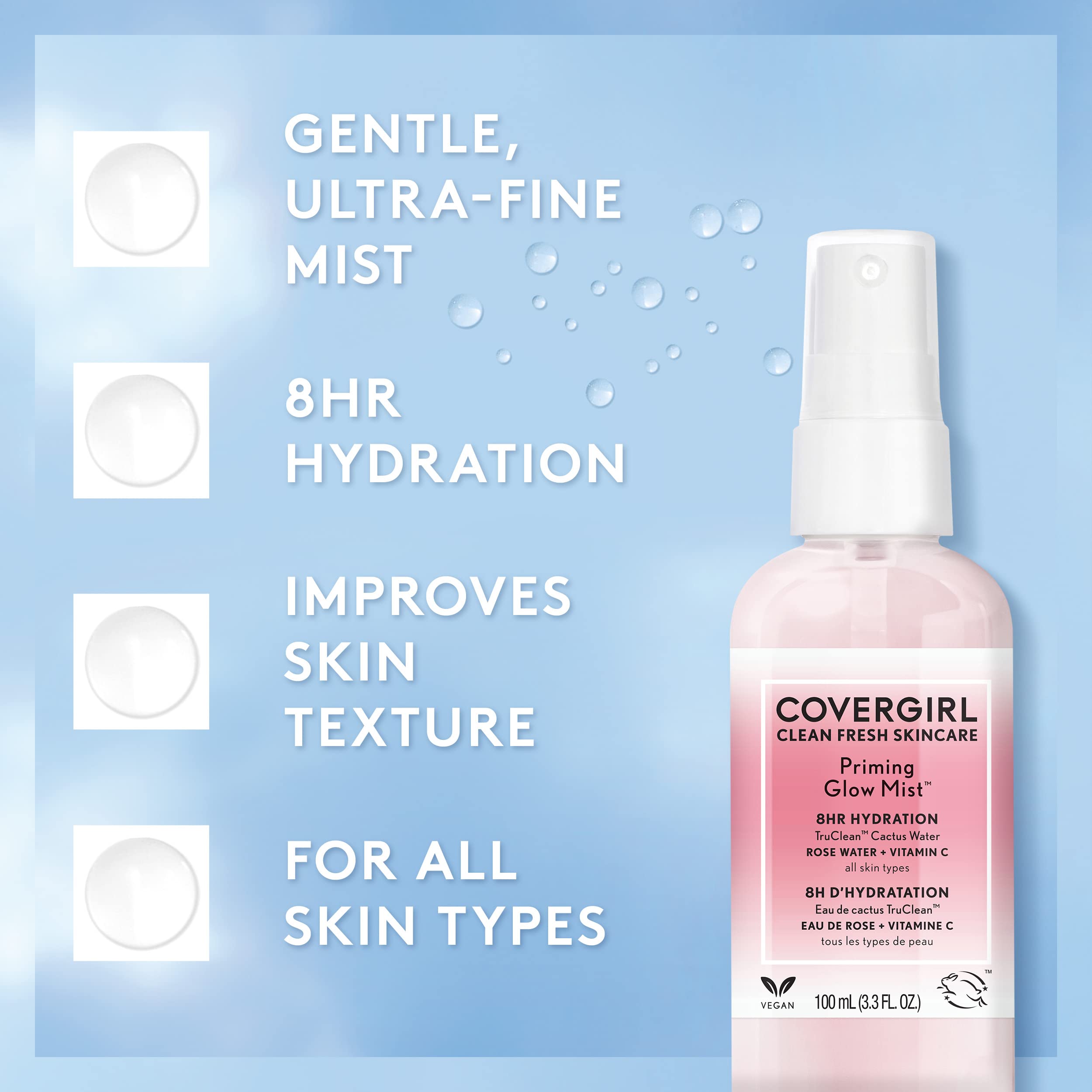 COVERGIRL uso diario para despertar hidratación ligera