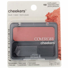 CoverGirl rubor mejillas tono melocotón; ideal para retoques rápidos y acabado natural.