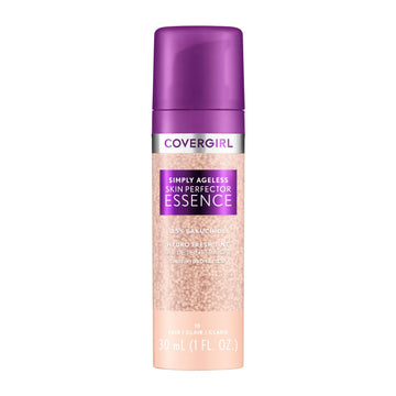 Covergirl Simply Ageless: botella para aplicación suave y tono ligero.