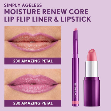 COVERGIRL delineador labial, definición instantánea y labios definidos.