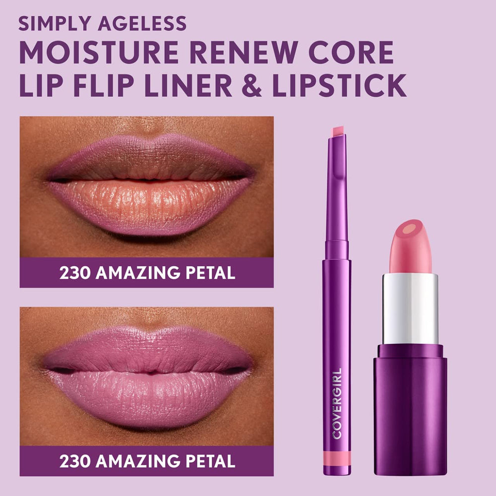 COVERGIRL delineador labial, delineado amplio para volumen notable.