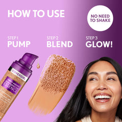 Covergirl Simply Ageless Essence tono transparente para un acabado natural.