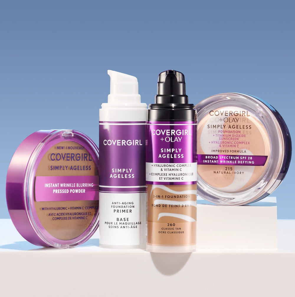COVERGIRL Simply Ageless, etiqueta cruelty-free certificada para compra consciente.