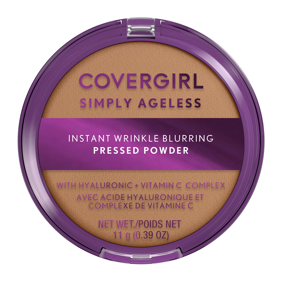 COVERGIRL Simply Ageless polvos de textura sedosa para un acabado suave.