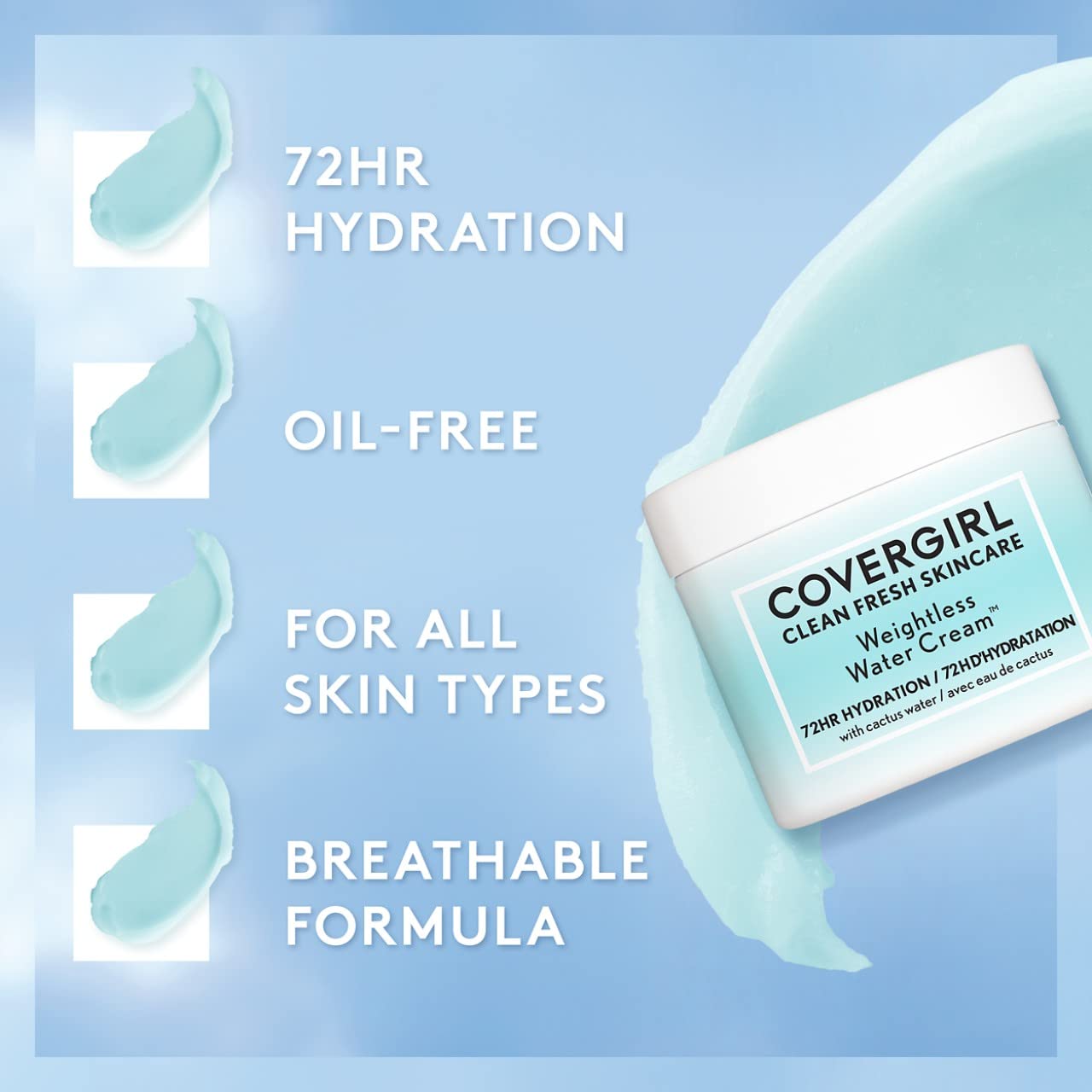 COVERGIRL versión sin aceite para sensación ligera
