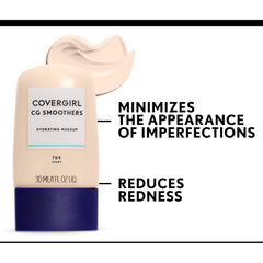 Textura cremosa de COVERGIRL Smoothers para aplicación suave