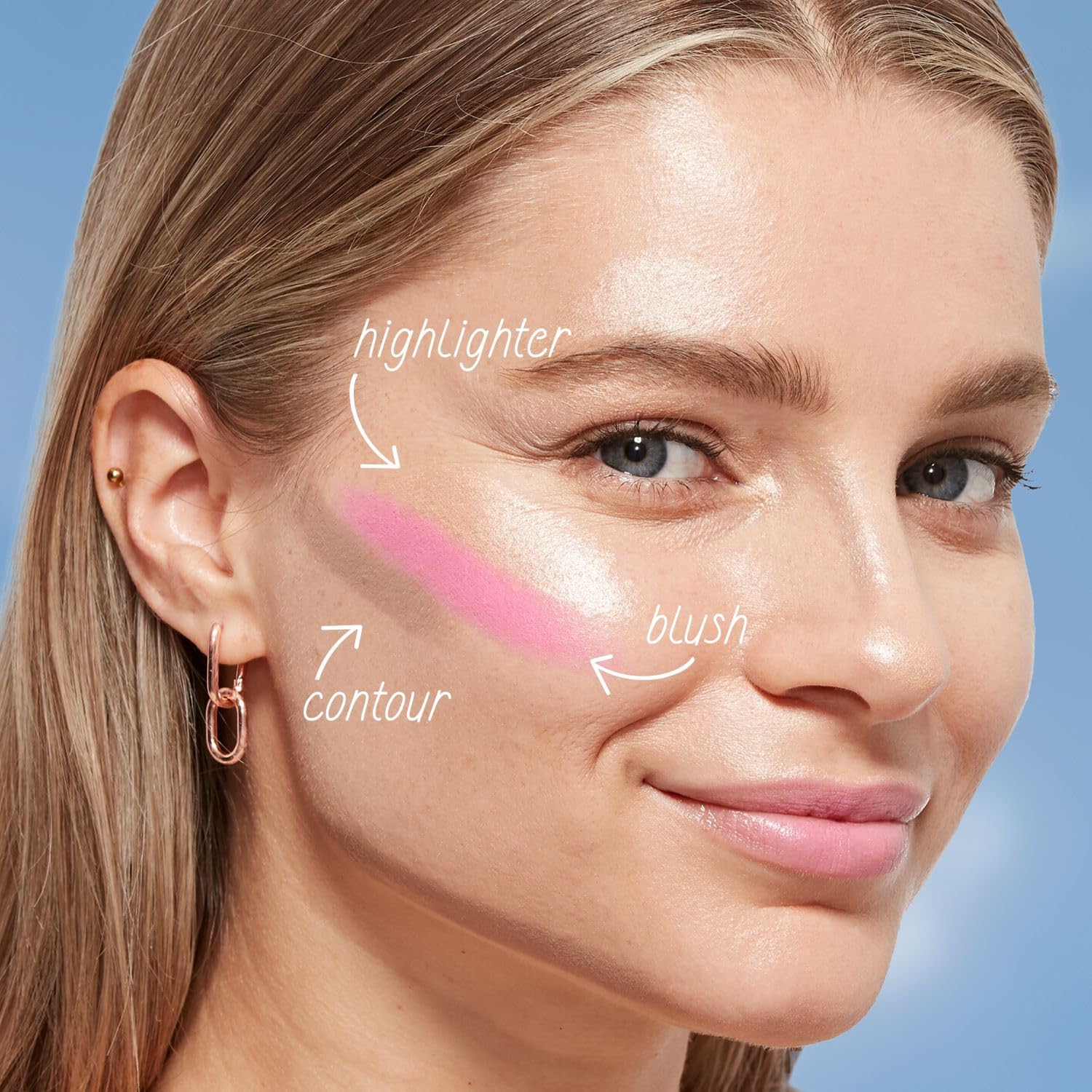 CoverGirl Trublend aplicación fácil del bálsamo iluminador.