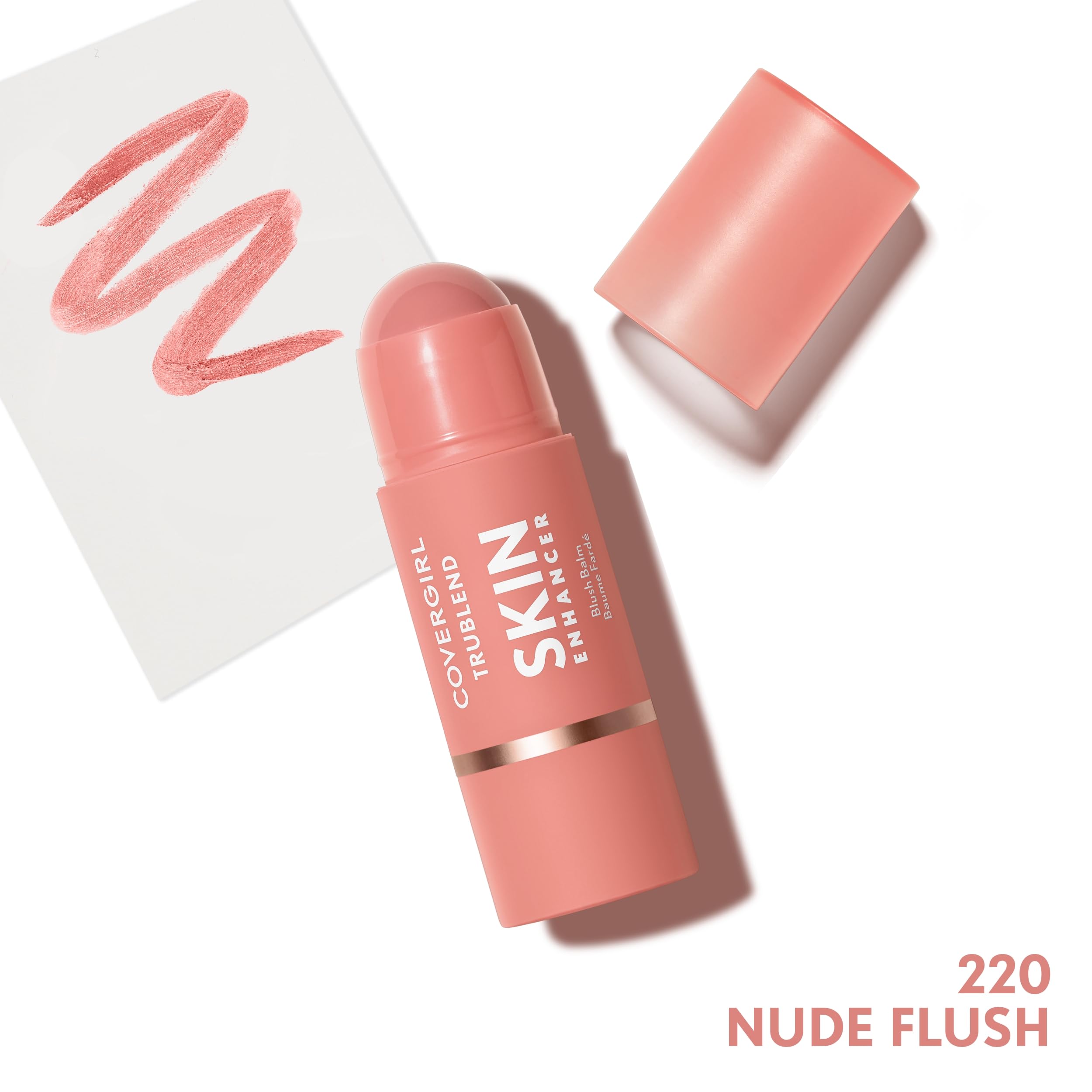 CoverGirl Trublend rubor crema en tono suave para flush natural.