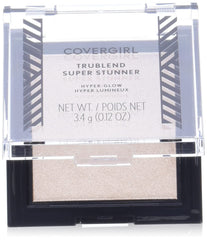 COVERGIRL TruBlend Pearl Crush aplicado con brocha para brillo notable.