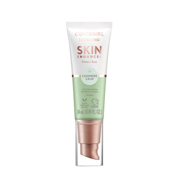 CoverGirl TruBlend Skin Enhancer Cashmere Calm en bote, hidratante suave para piel sensible.