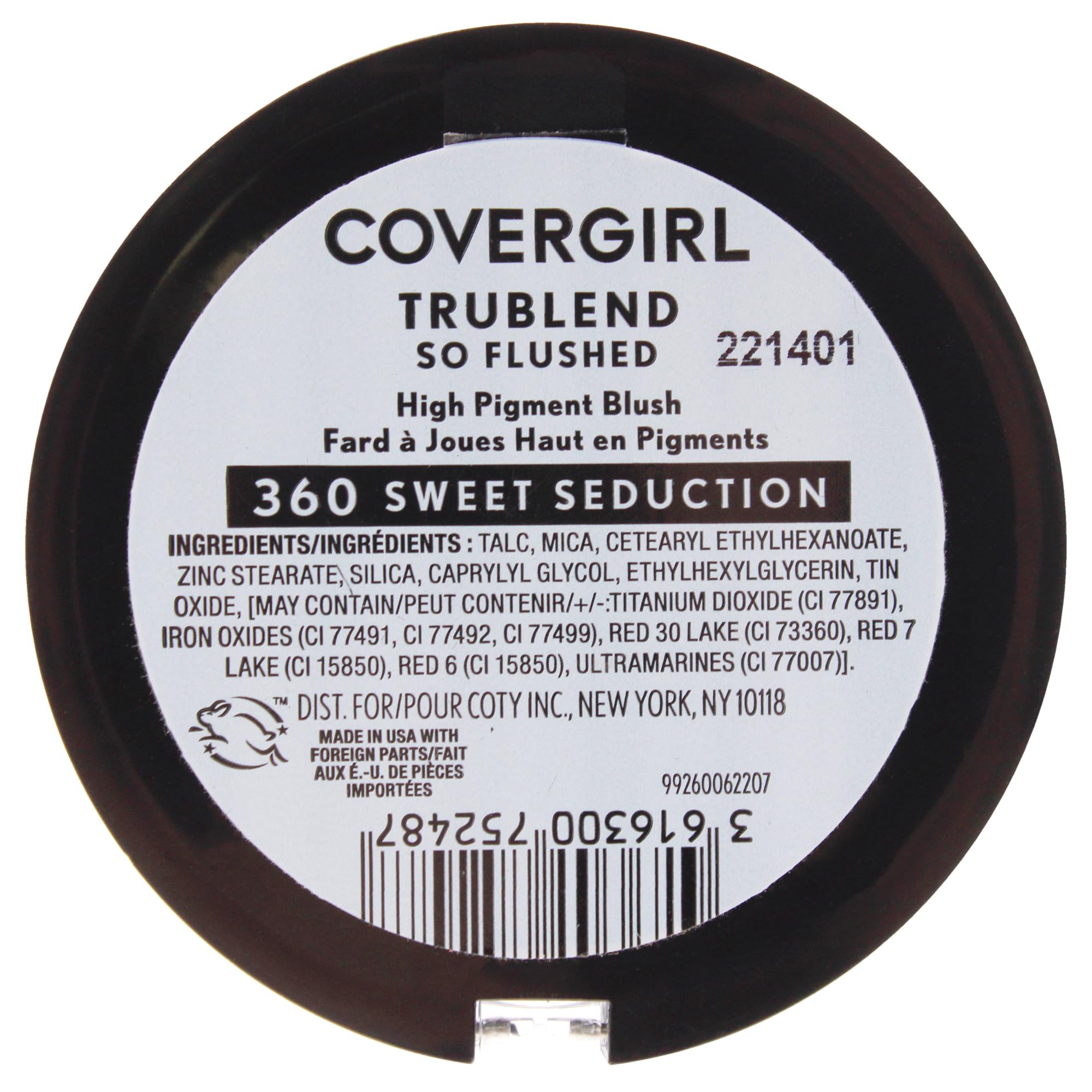 COVERGIRL TrueBlend Sweet Seduction aplicación-diaria ofrece acabado suave y duradero.
