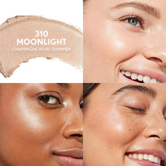 CoverGirl Trublend textura cremosa, iluminador, brillo natural en la piel.