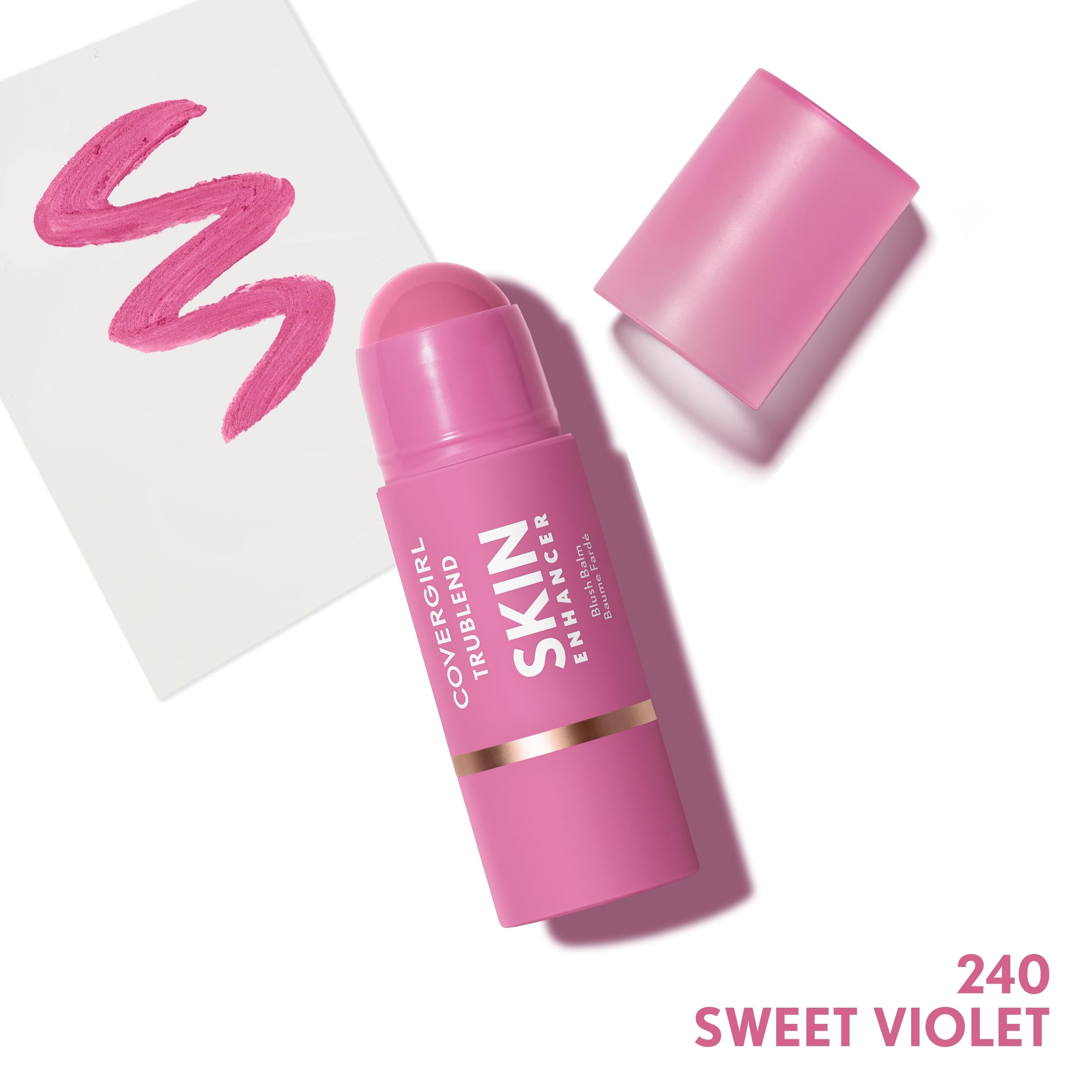 COVERGIRL Trublend Textura Cremosa Rubor en Violeta Dulce color duradero.