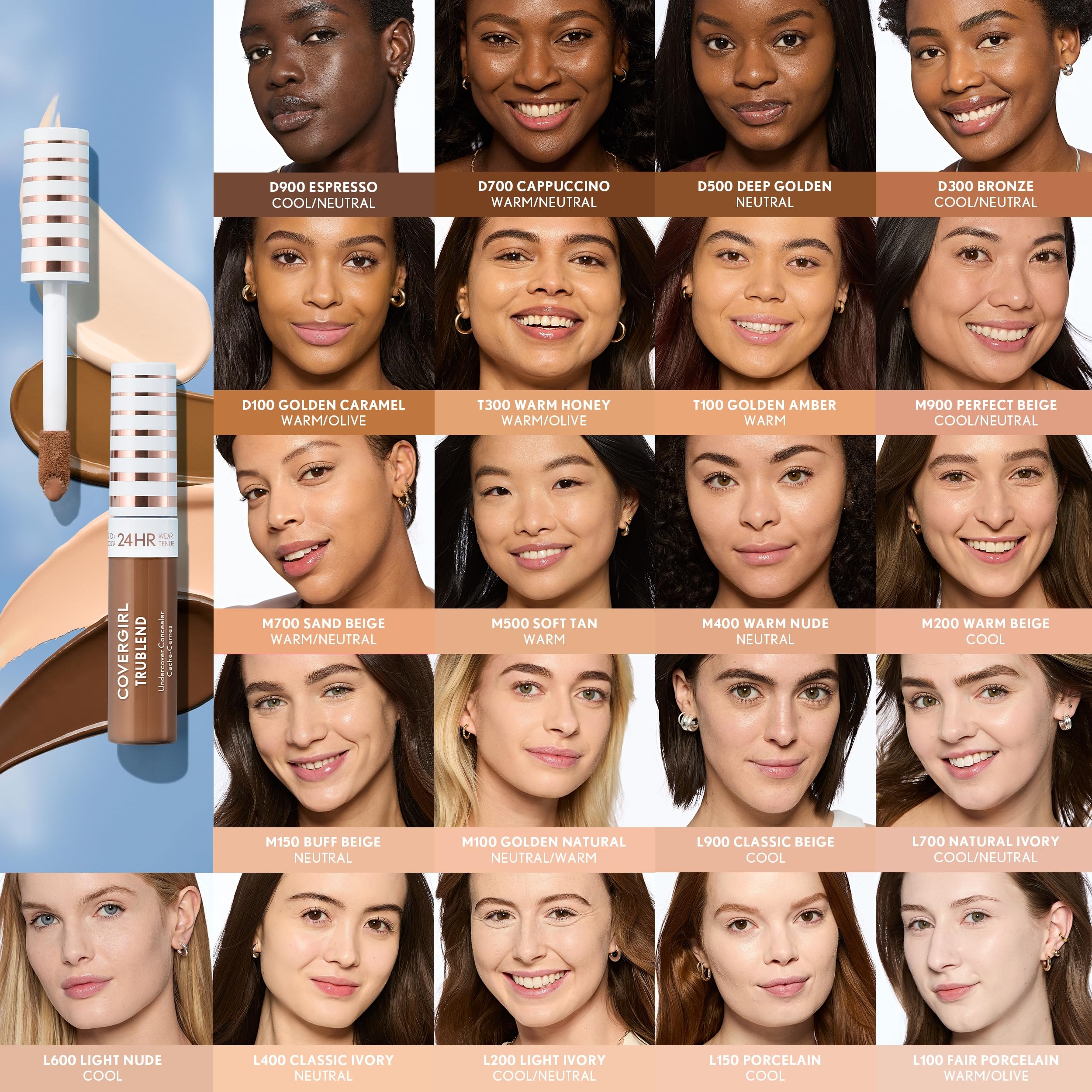 COVERGIRL TruBlend Undercover: acabado mate sedoso.