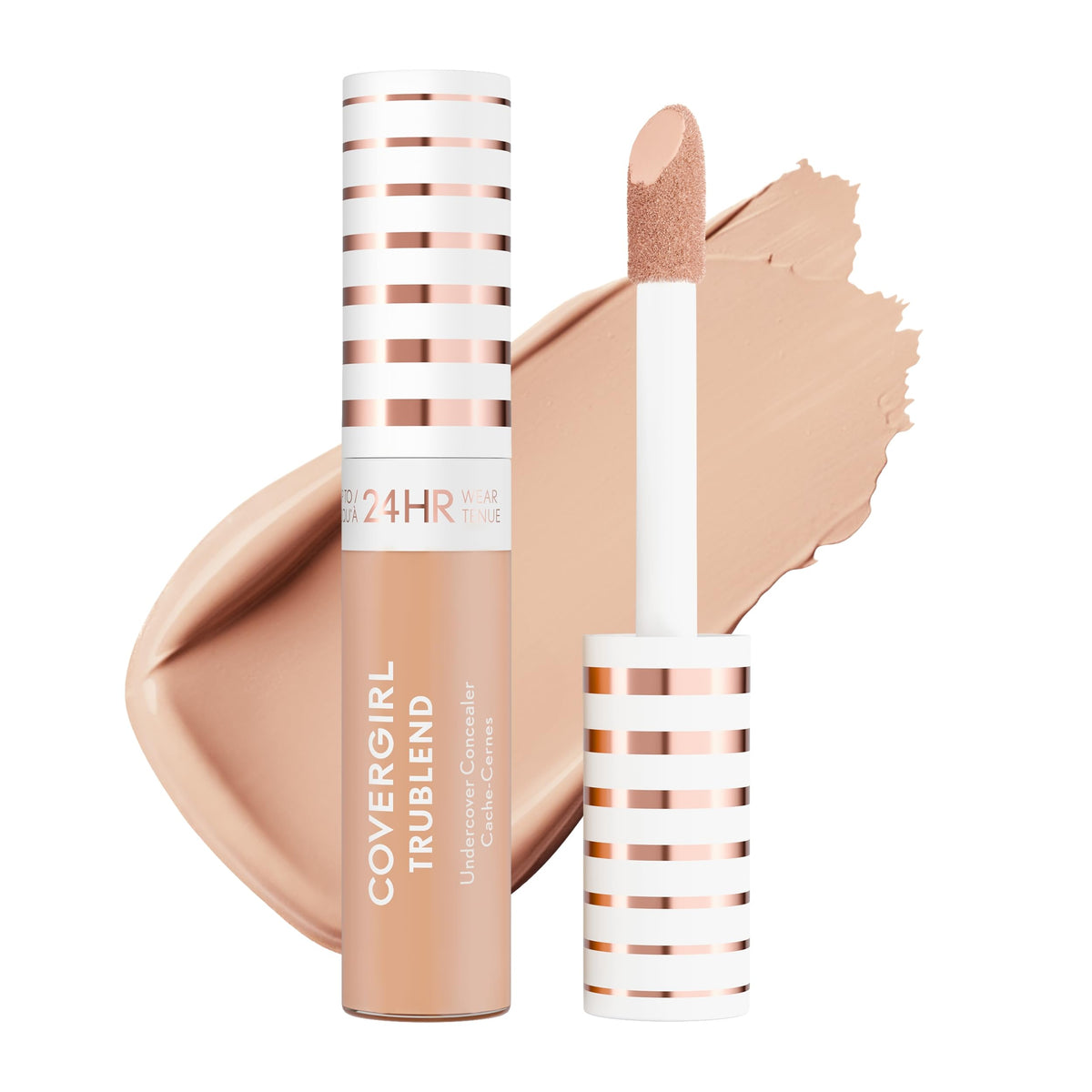 COVERGIRL TruBlend Undercover Concealer, aplicador gota, cobertura precisa para ojeras.