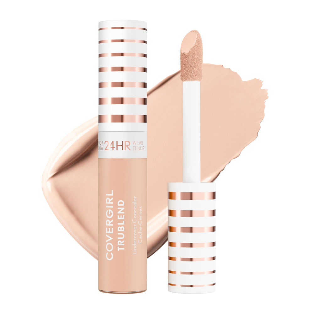 COVERGIRL TruBlend Undercover: cobertura total para ojeras y manchas, acabado mate.