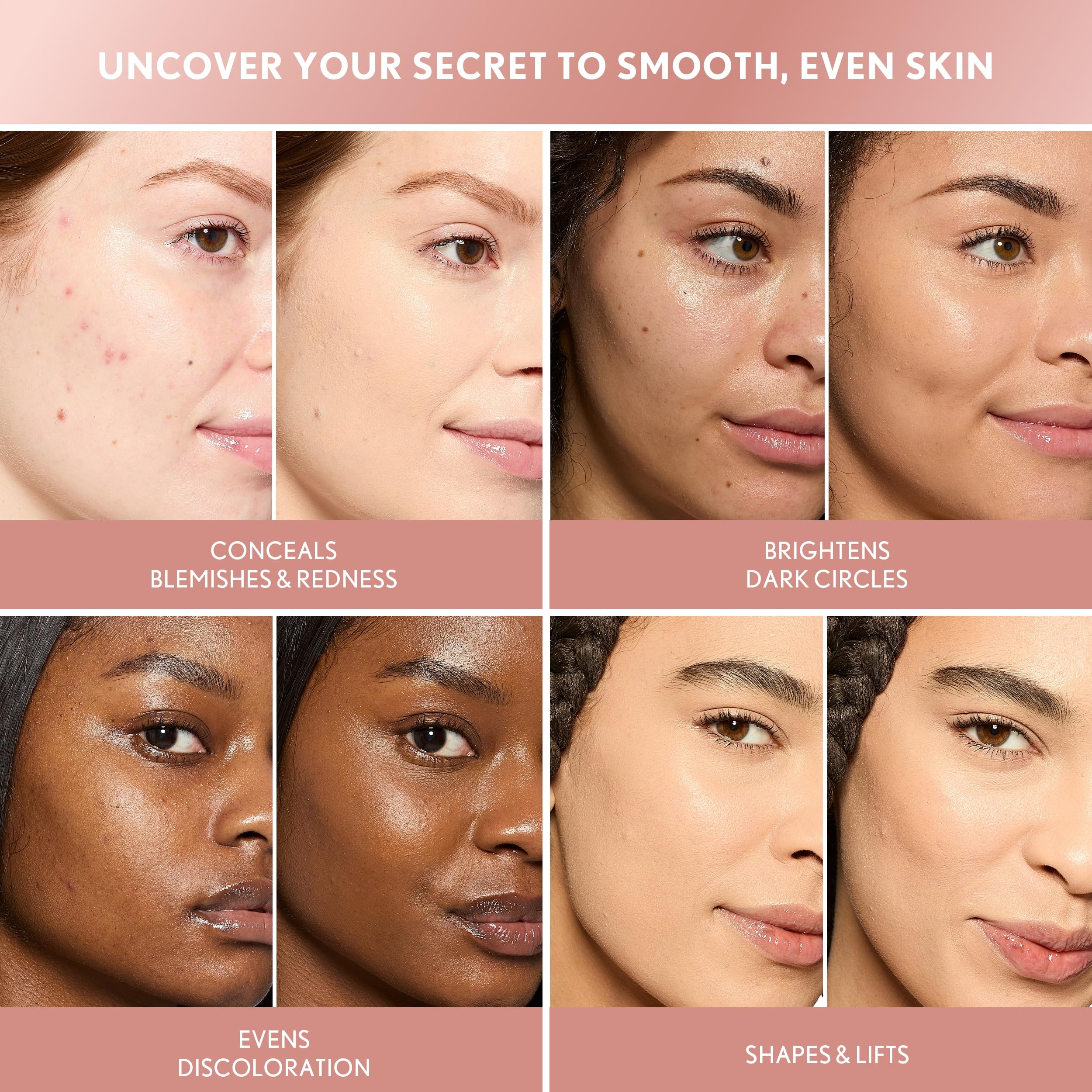 COVERGIRL TruBlend Undercover Concealer, corrección de ojeras con aplicación suave.