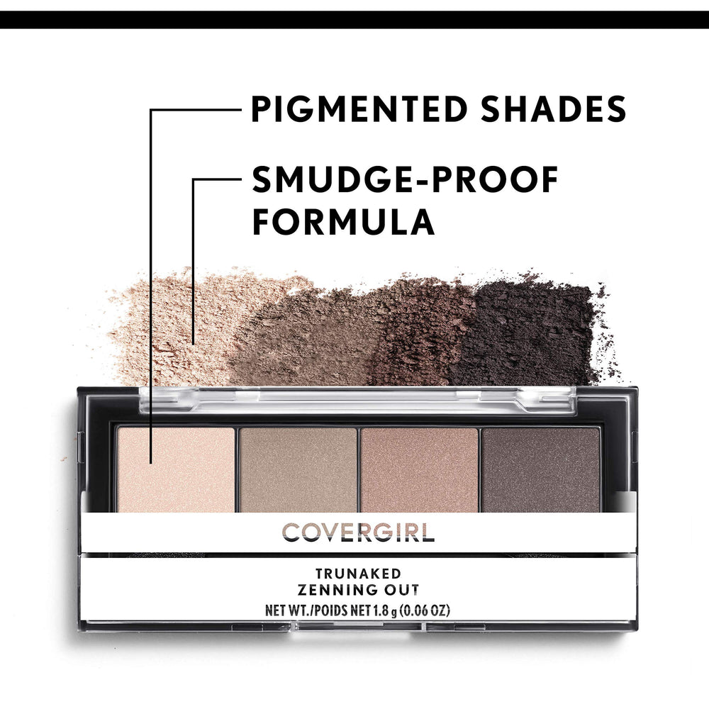 COVERGIRL Trunaked Quad Jetsetter sombra mate para definición duradera