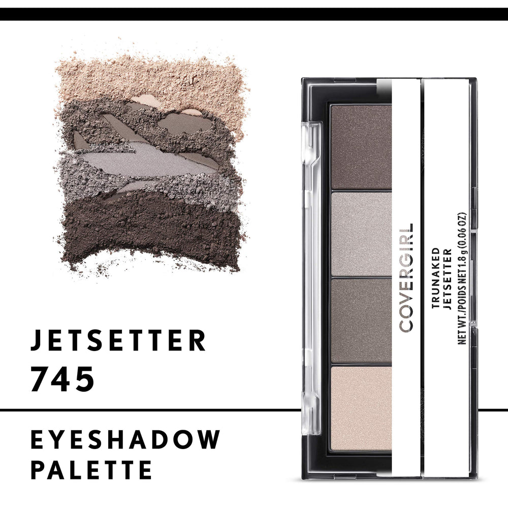 COVERGIRL Trunaked Quad Jetsetter sombra taupe para definición elegante