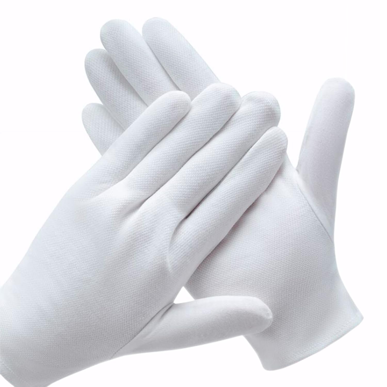 COYAHO guantes de algodón blancos, ajuste cómodo para manos de todos tamaños
