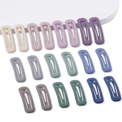 Barrettes rectangulares Cptots con acabado mate para fijar peinados diarios con agarre suave